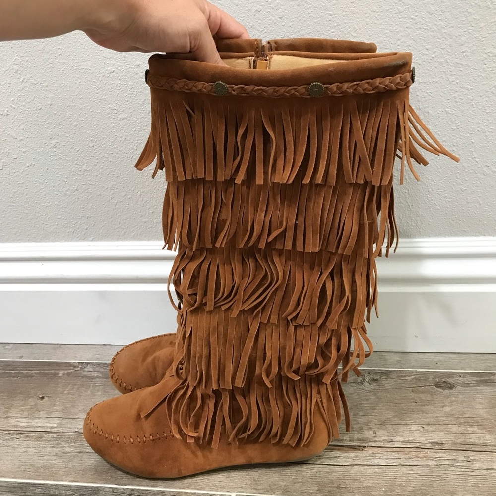 Fringe Moccasins